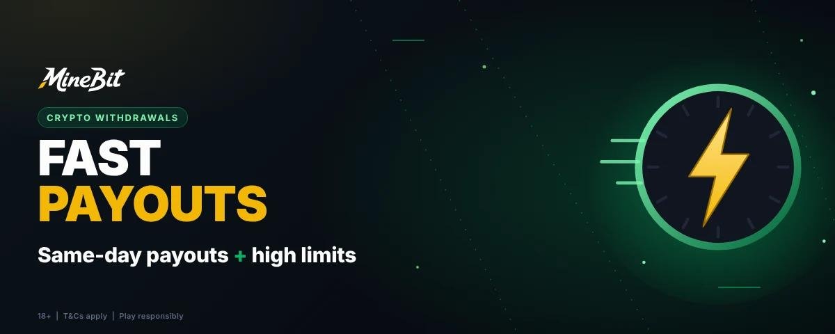Minebit fast crypto payouts with high withdrawal limits
